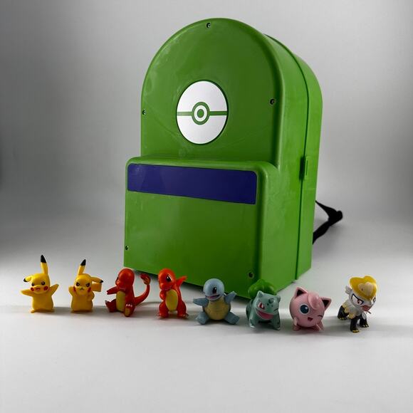 Pokémon Transforming Backpack Playset with 8 Figures – Portable Battle Arena - Picture 5 of 5